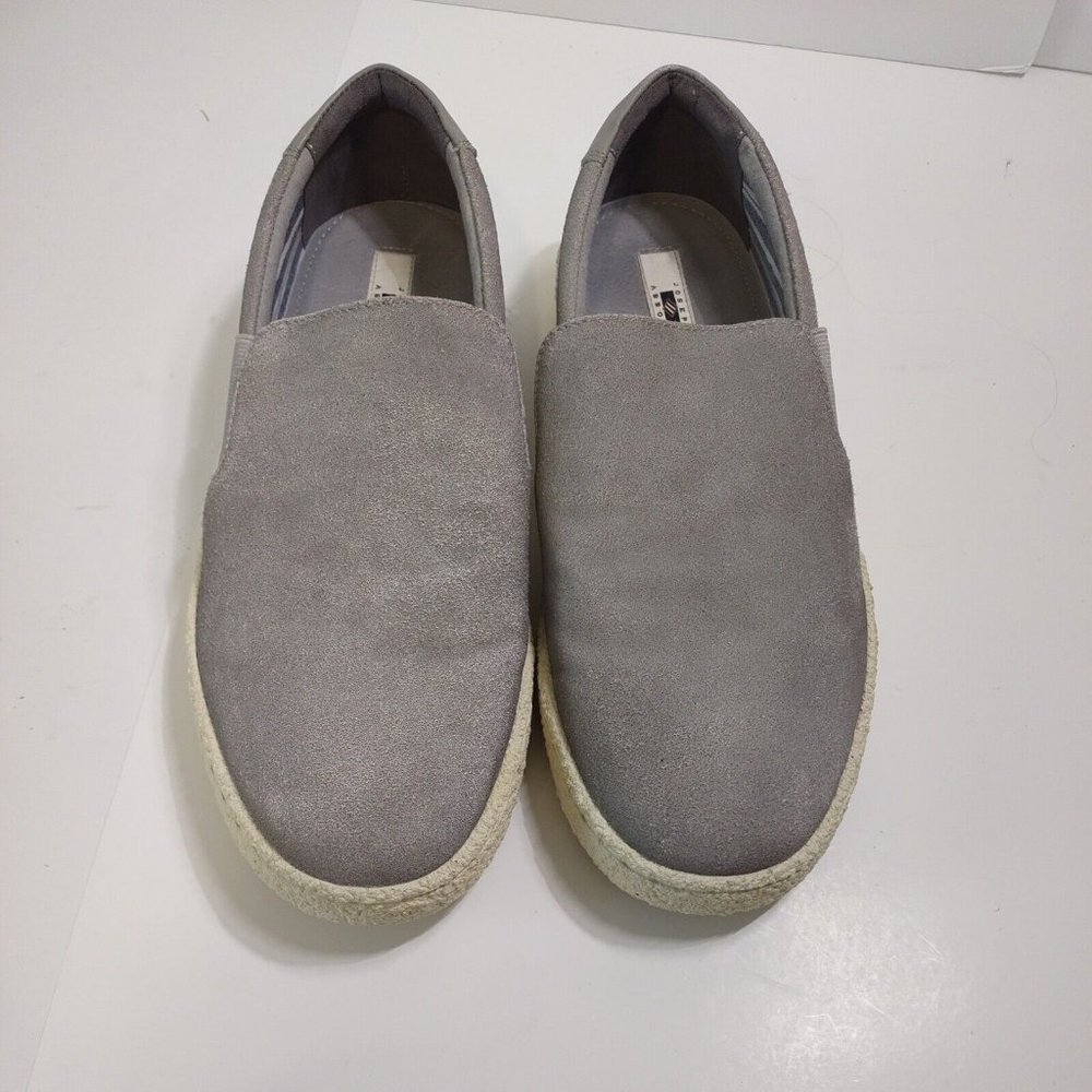 Joseph Abboud Gray Suede Leather Casual Shoes Men's Size 10